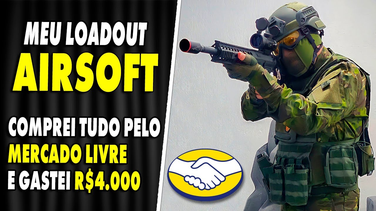 MEU LOADOUT COMPLETO PARA JOGAR AIRSOFT EM 2024!