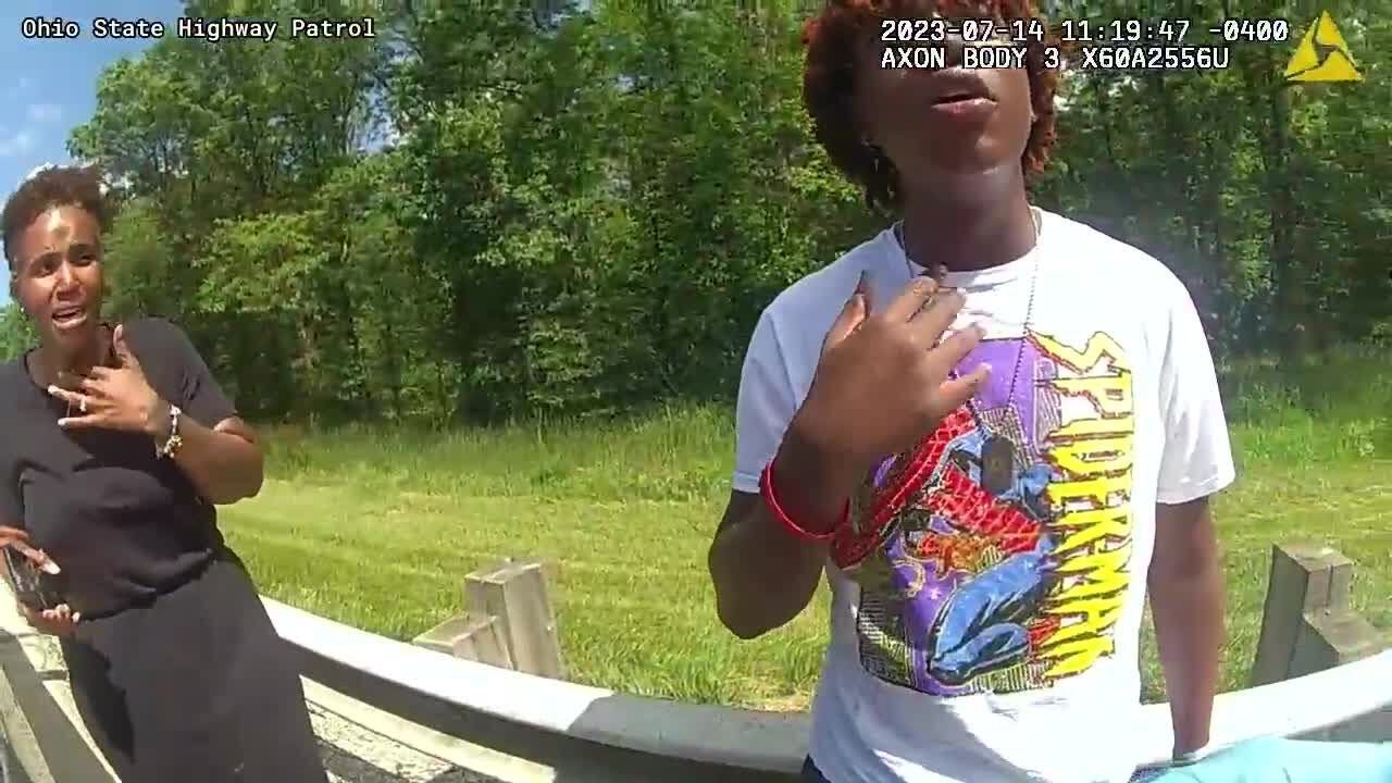 RAW: Snap decision from Ohio trooper helped save teen during emergency on turnpike