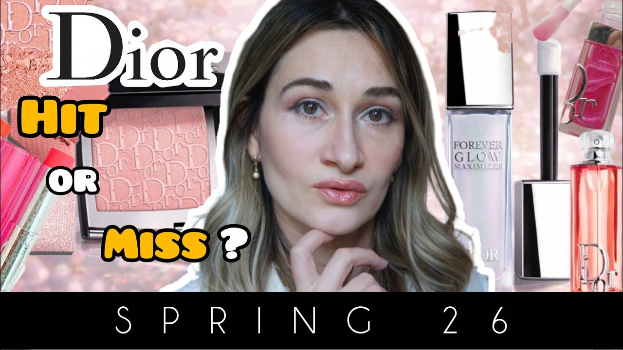 Новая коллекция макияжа Dior весна 2026: обзор, свотчи, образ #diormakeup Сияние Хайлайтер Румяна