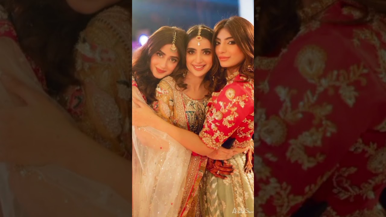 Ali Ansari family in sister wedding latest photoshoot 🥰&hearts;️😍#saboor Aly #aliansari#sister#wedding#vira