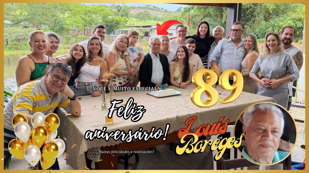 ANIVERSARIO DO LUIS BORGES 89 ANOS