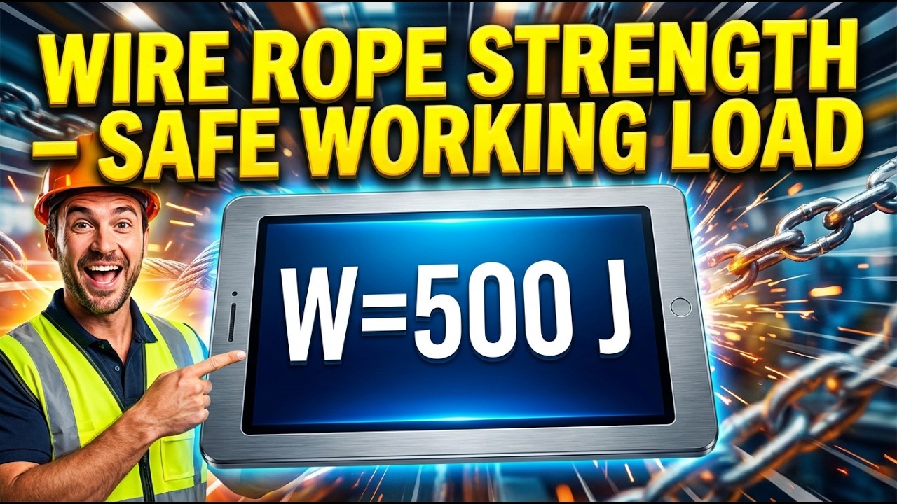 Wire Rope Strength &mdash; Safe Working Load Calculator &mdash; How to Use It | Engineering Tool