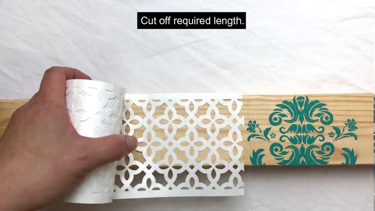 re·design with prima®-Using Chalk Paste with Stencils