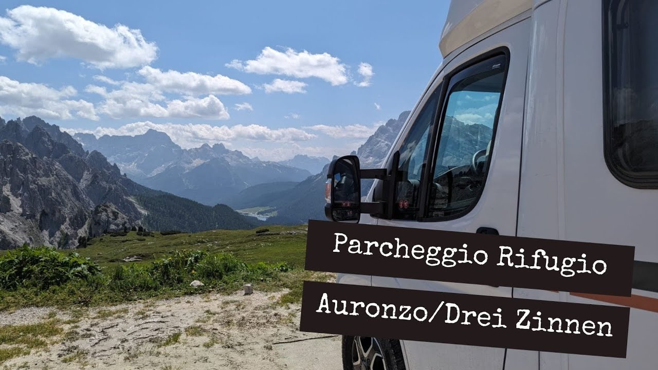 Stellplatz Drei Zinnen / Auronzo Hütte / Parcheggio Rifugio Auronzo / Südtirol
