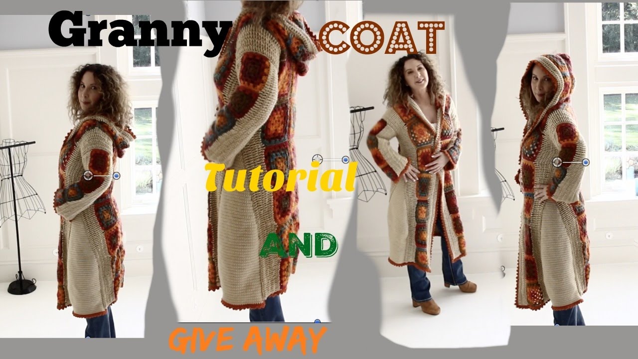 Boho Romantic Fall Crochet Granny Coat