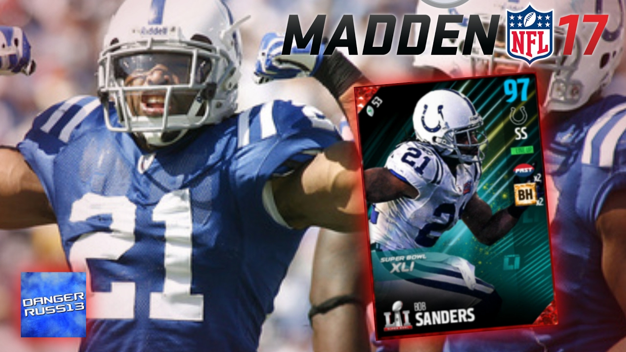 MUT 17 || 97 BOB SANDERS IS SO FAST!! || MADDEN 17 ULTIMATE TEAM
