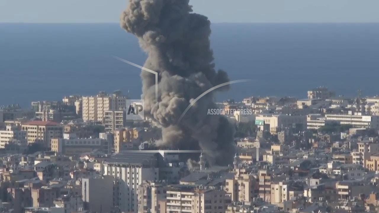 Large blast in Dahiyeh area of Beirut after Israeli airstrike
