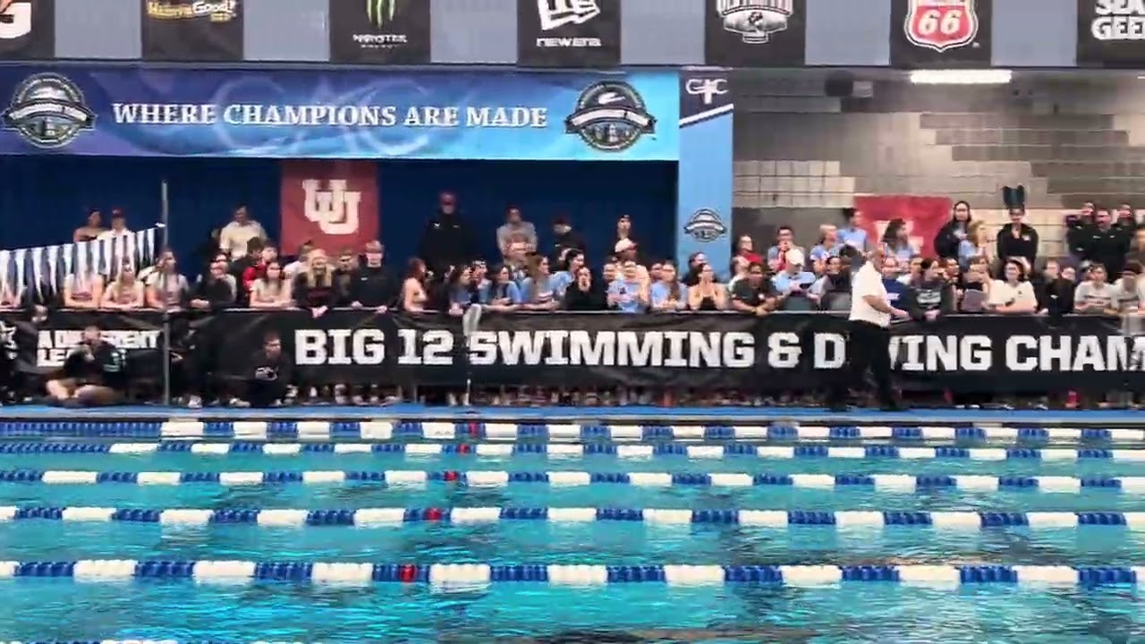 Women’s 400 medley relay finals Big 12 championships, Arizona State University