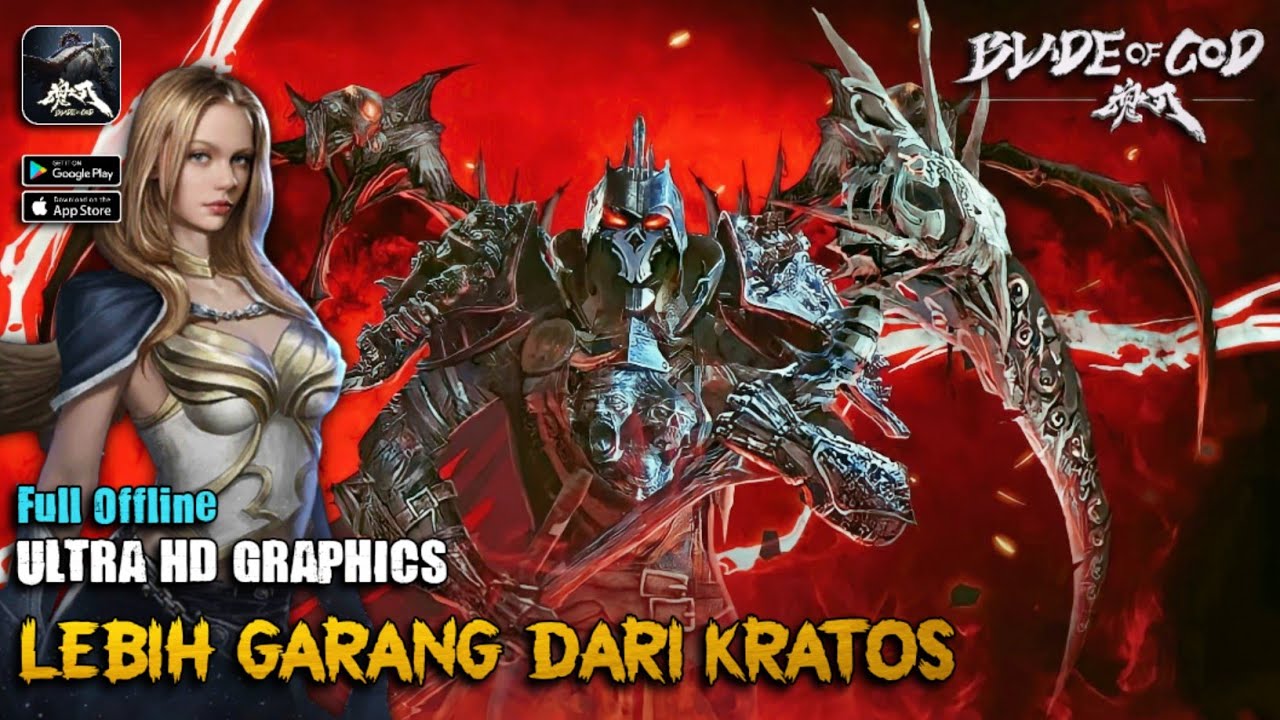 ОСНОВНАЯ ИГРА BERASA GOD OF WAR⼁BLADE OF GOD V4.3.0 ОФФЛАЙН⼁ULTRA HD ГРАФИКА⼁ГЛАВЫ - 2 ГЕЙМПЛЕЙ
