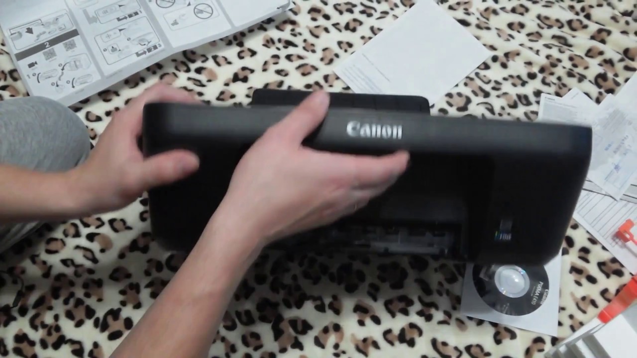 Canon PIXMA E414 Струйное МФУ Распаковка и обзор. Бюджетный принтер МФУ Первый взгляд и вывод