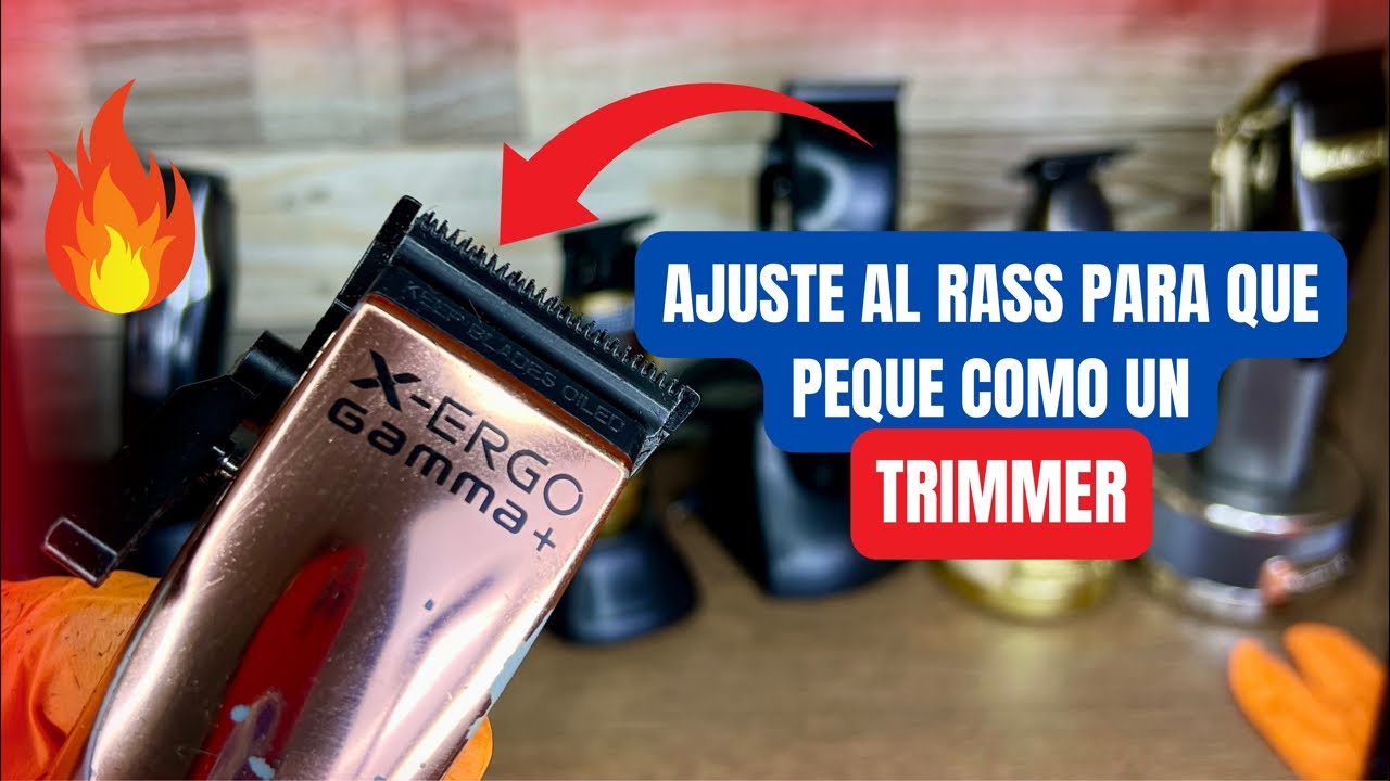 COMO AJUSTAR LAS CUCHILLAS PARA QUE PEGUE COMO UN TRIMMER - barberia facil paso a paso