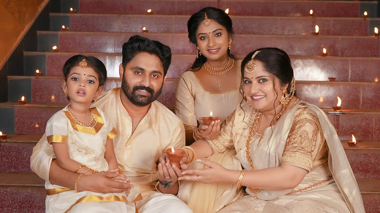 ഞങ്ങളുടെ കാര്‍ത്തിക ആഘോഷവും ഫോട്ടോഷൂട്ടും | Karthika Vilakku Photoshoot vlog  | Amritha Prashanth