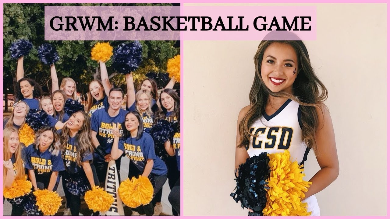 CHEER GRWM: COLLEGE BASKETBALL GAME | Alyssa Revecho