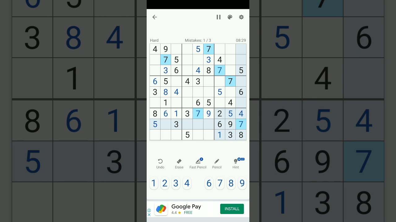 Sudoku - Free Classic Sudoku Puzzles - Android Gameplay #11