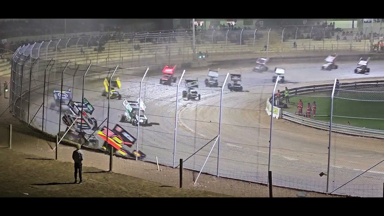 Brandt Sprintcar Speedweek Night 1 Murray Bridge speedway A main 2024