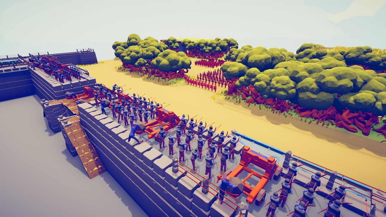 CAN 150x GREEK ARMY CAPTURE MEDIEVAL CASTLE? - Totally Accurate Battle Simulator TABS
