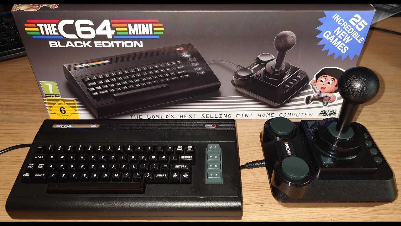 THEC64 Mini Black Edition - Pierwsze spojrzenie retro konserwatysty ;)