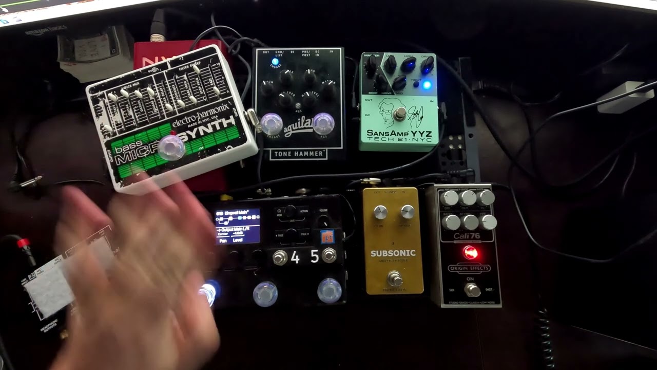 EHX Microsynth vs HX Stomp #worshipbass #hxstomp #ehx #bassguitar