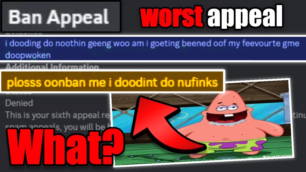 Deepwokens Most BRAINDEAD Ban Appeals...
