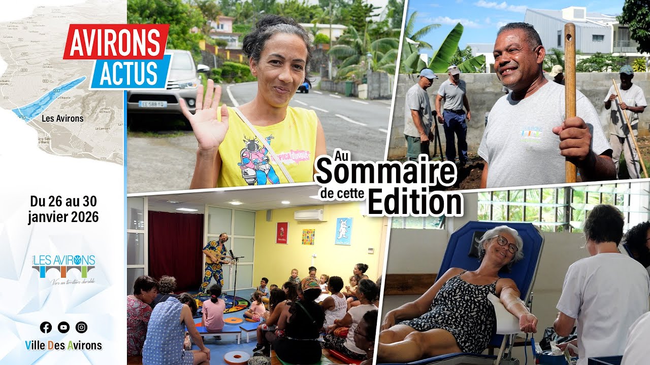 🇷🇪Avirons Actus 🎥(semaine du 26 janvier au 30 janvier 2026)