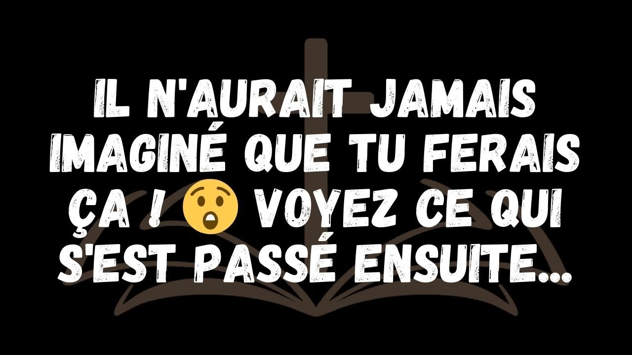 Il n'aurait jamais imaginé que tu ferais ça ! 😲 Voyez ce qui s'est passé ensuite