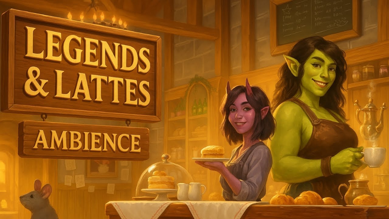 Legends and Lattes Music | Cozy Fantasy Ambience for Reading, Relaxation and Dreaming