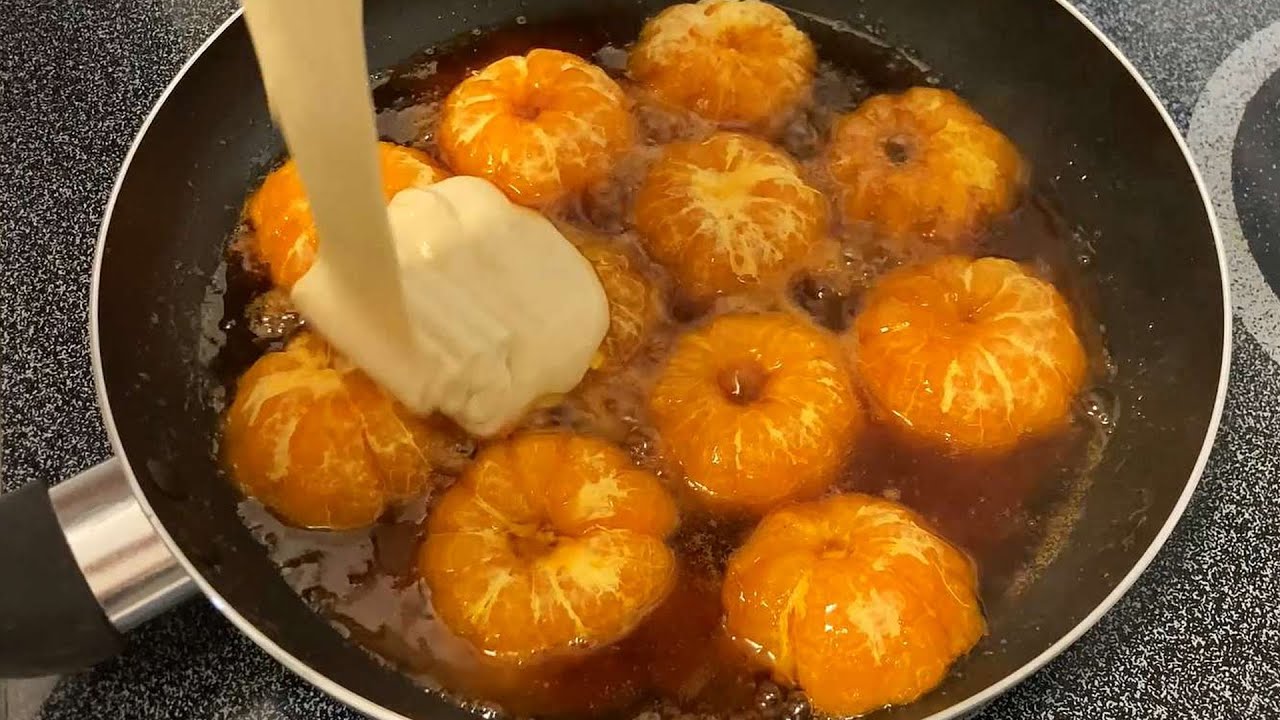 Что можно сделать всего с 1 яйцом и мандаринами?