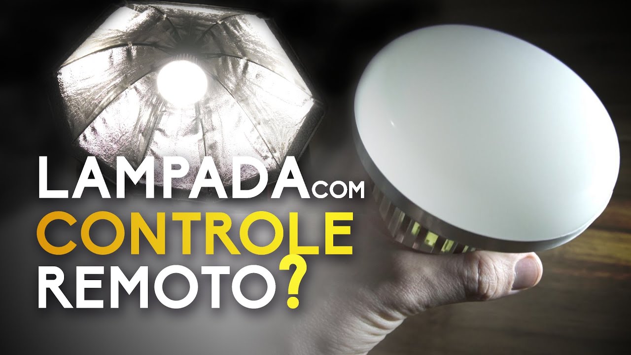 Lampada para filmagem com Controle Remoto?