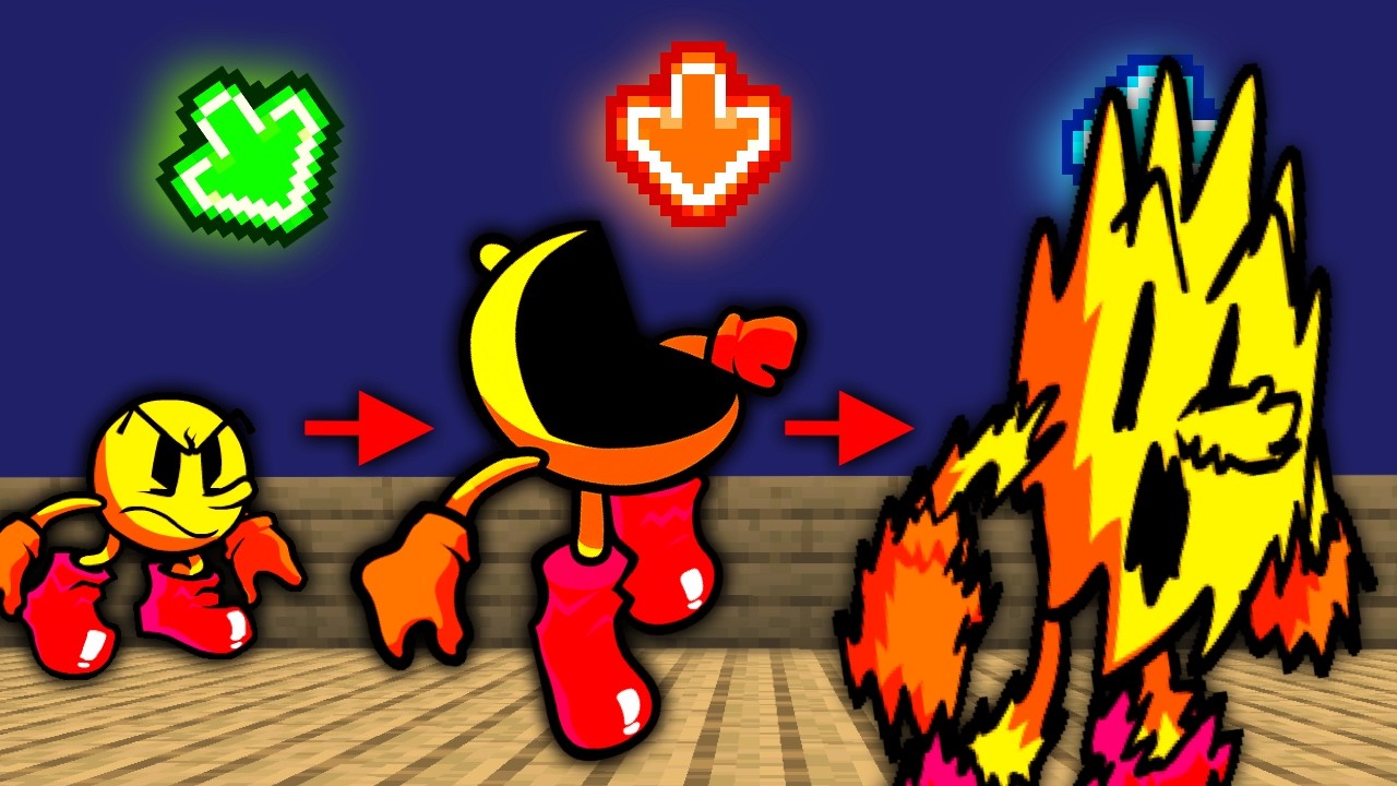 PAC-MAN | FNF Character Test | Gameplay VS Playground