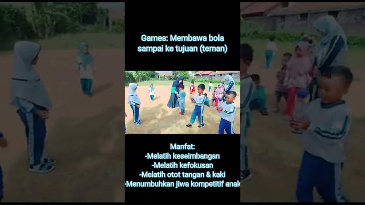 Games Seru Untuk Kegiatan Olahraga Anak TK/PAUD! #YOUTUBESHORTS