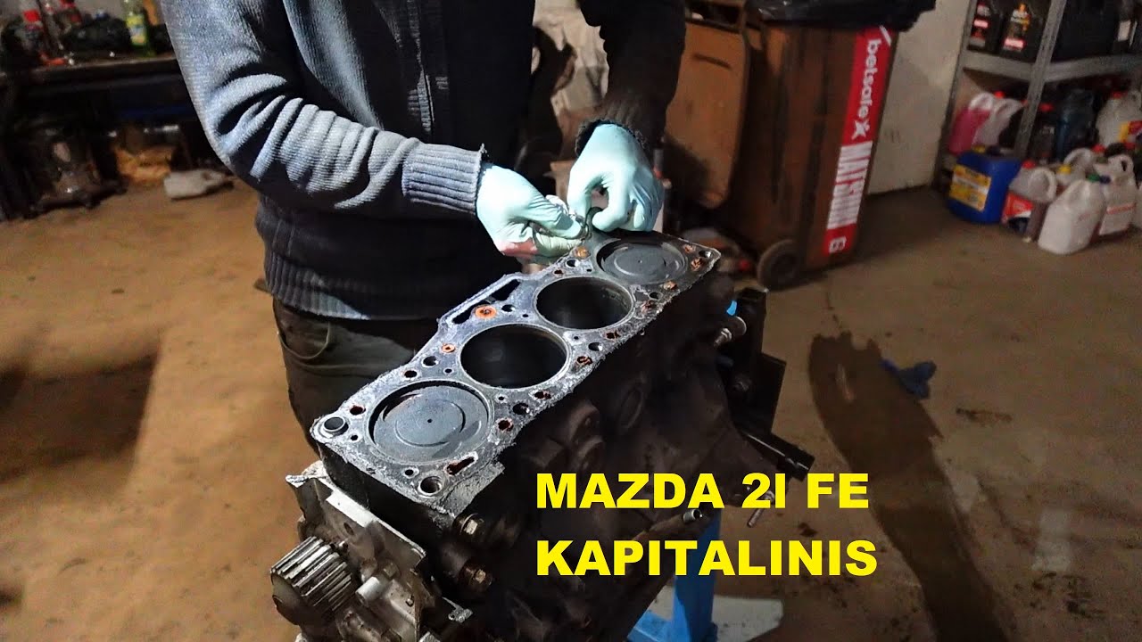Mazda 929 FE 2.0l kapitalinis variklio remontas 1 dalis