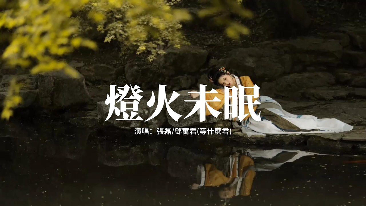 張磊/鄧寓君(等什麼君) - 燈火未眠（《掌心》電視劇插曲）『星辰守在長夜裡面 照黯淡的人間，緘默無言 如我對你 的挂念。』【動態歌詞MV】