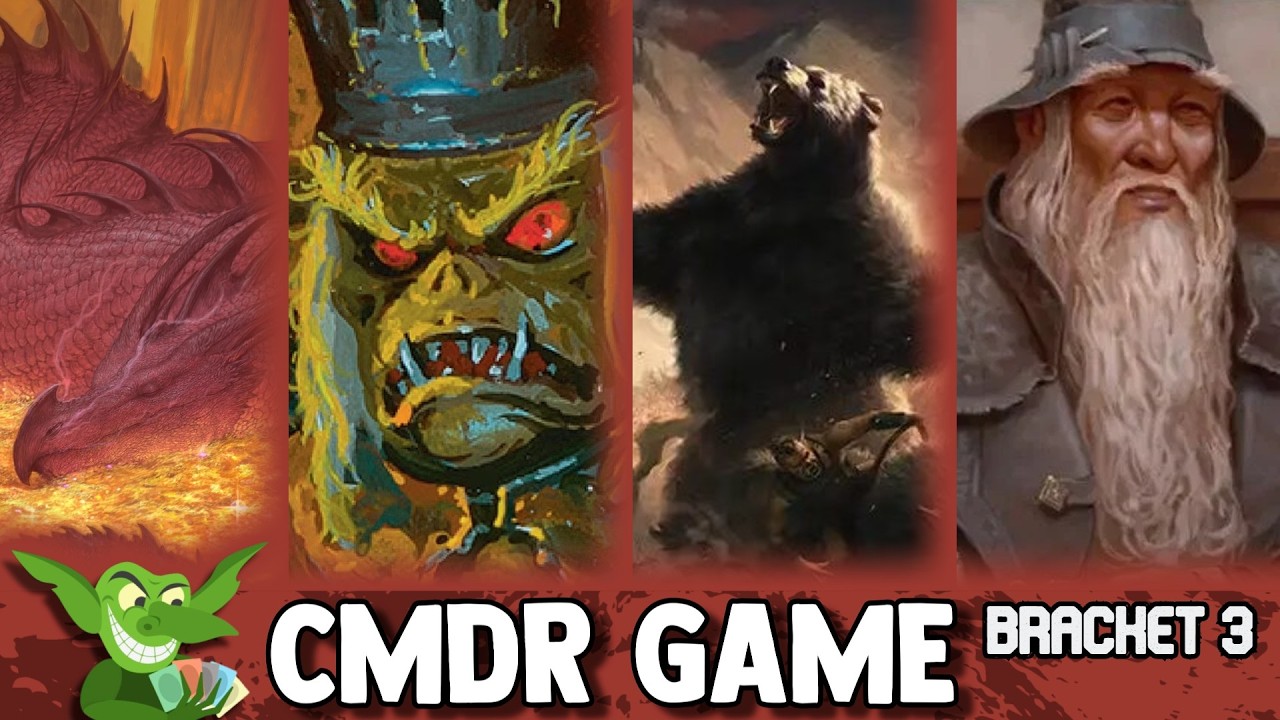 Smaug the Magnificent VS The Great Goblin VS Beorn the Fierce VS Gandalf The Hobbit Commander Game