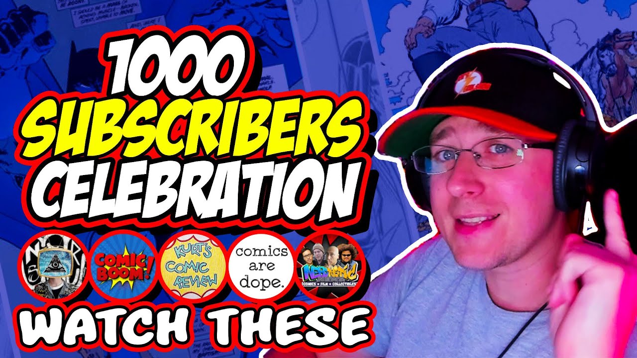 5 Comic Channel Recommendations | 1000 Subscribers Celebration