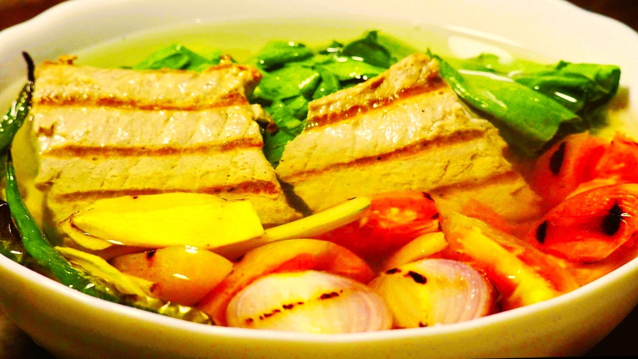 Nilagpang - When grilled become soup