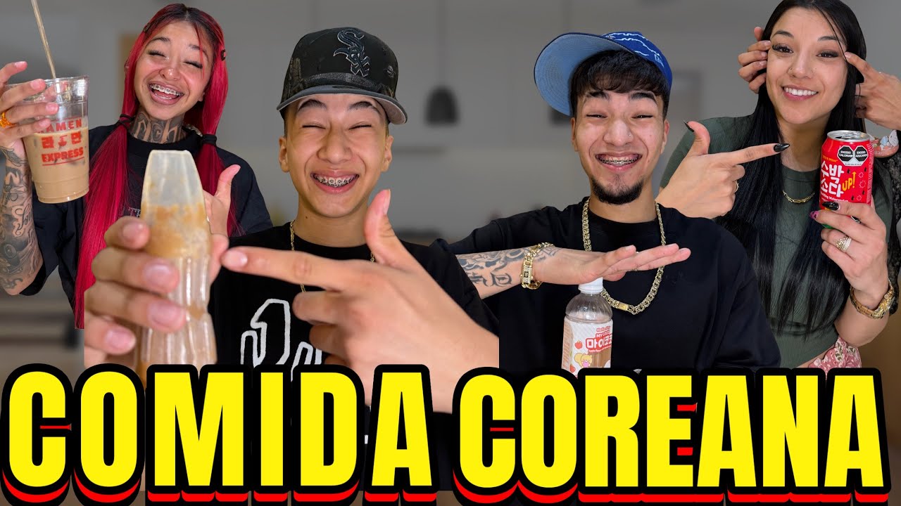 Probando Comida Coreana Con @Kachitaa Y @Madrina Gediva 👑 - Sale Mal | Los Reyes Toys