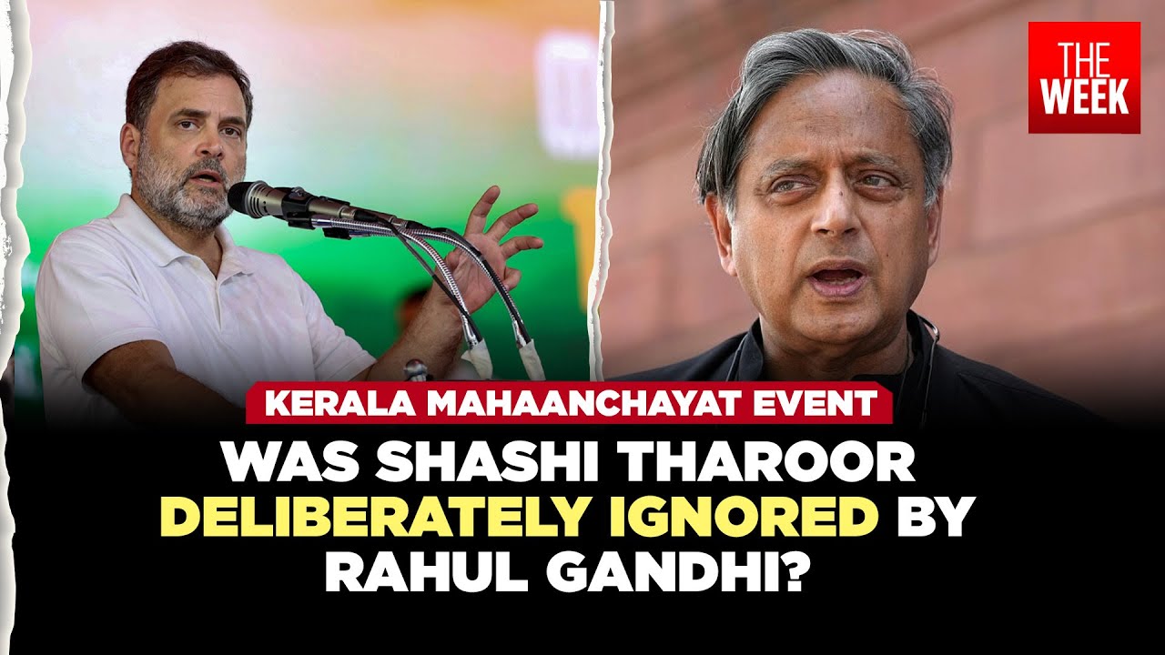 ‘Snub by Rahul Gandhi’: What happened at Mahapanchayat event in Kerala that upset Shashi Tharoor?