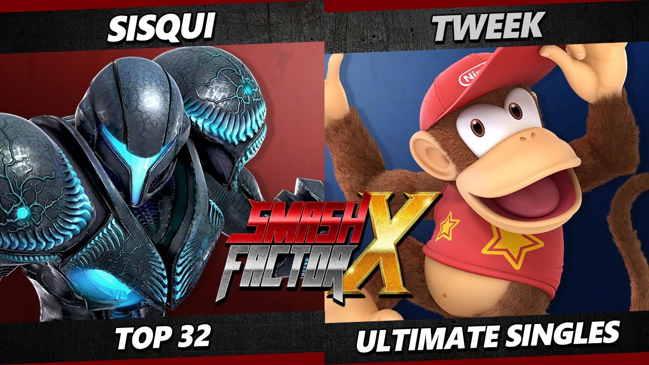 Smash Factor X - Sisqui (Dark Samus) Vs. Tweek (Diddy Kong) Smash Ultimate - SSBU