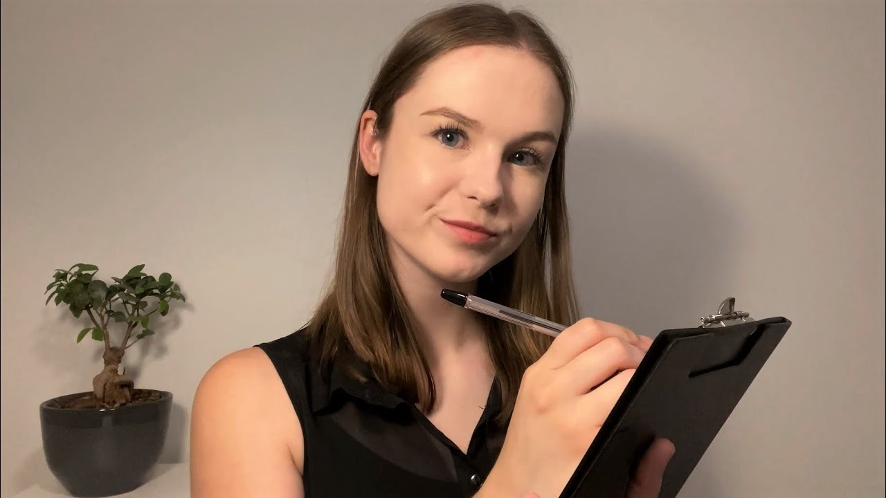 ASMR задаёт вам вопросы для опроса