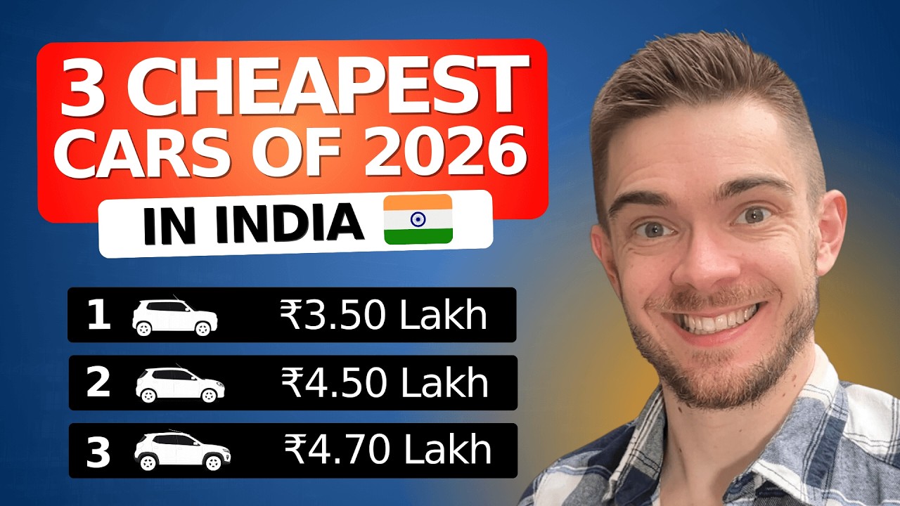 3 Cheapest Cars in India in 2026: Brand New Under ₹5 Lakh!