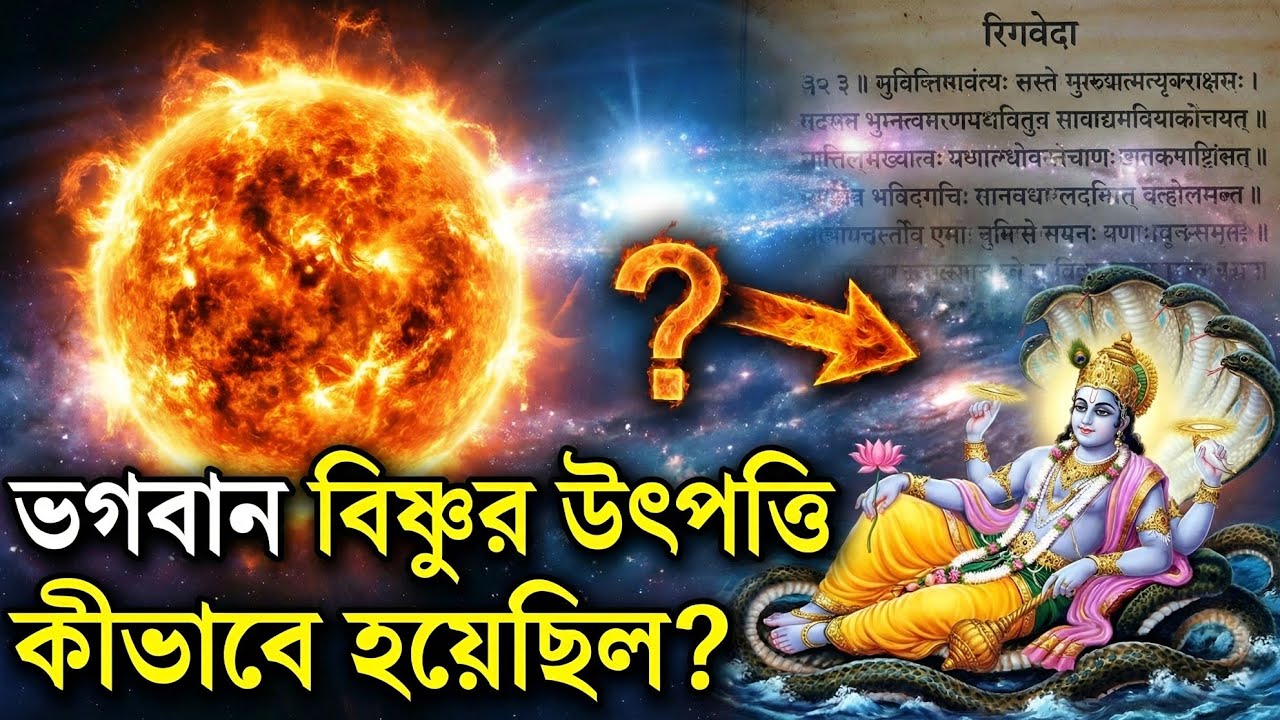 ভগবান বিষ্ণুর উৎপত্তি কীভাবে হয়েছিল? || Lord Vishnu History Origin of Vishnu || Origin of Vishnu 