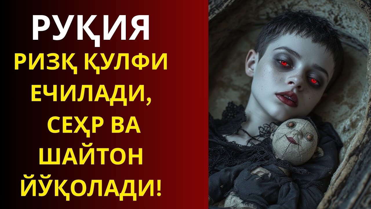 ДАҲШАТЛИ РУҚИЯ ВА НАБИ СУЛАЙМОН ДУОСИ — РИЗҚ ҚУЛФИ ЕЧИЛАДИ, СЕҲР ЖИНЛАР ҚОЧАДИ!