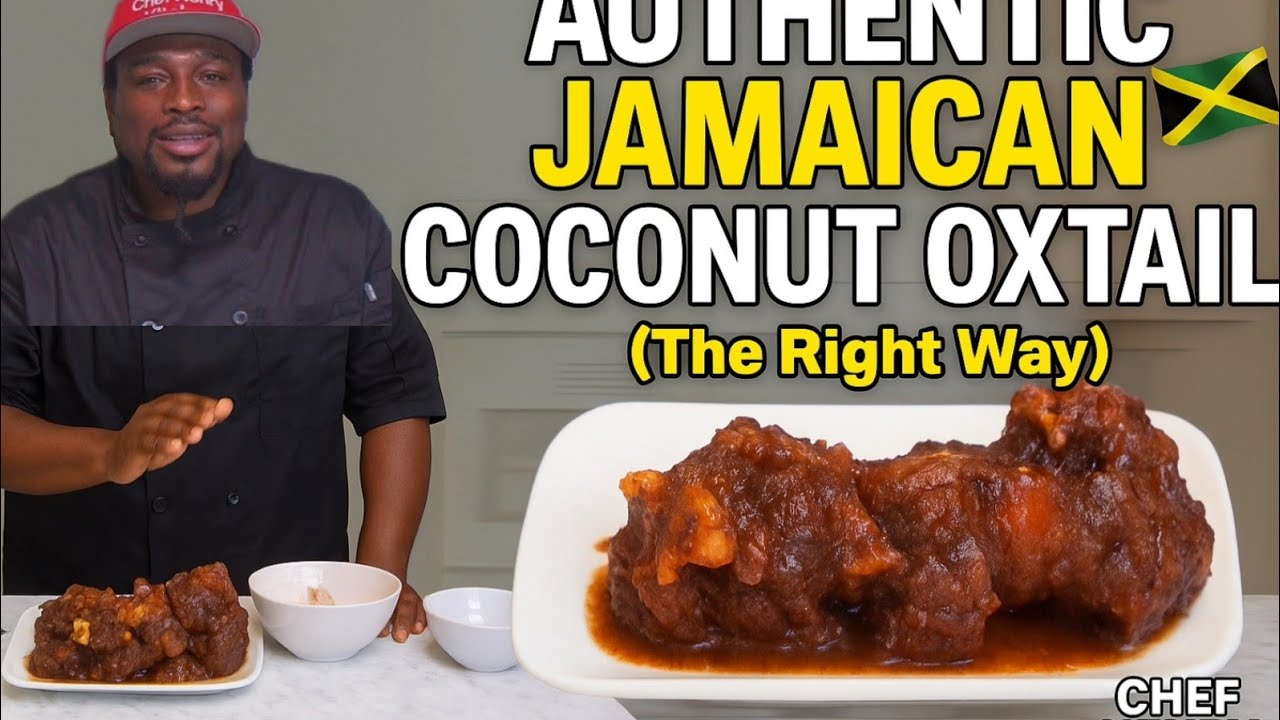 Melt-in-Your-Mouth Coconut Oxtail Recipe | Chef Henry kitchen Ultimate Jamaican Guide