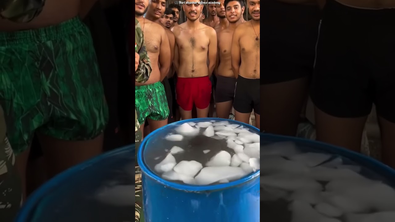 Pobił rekord oficera w lodowatej pr&oacute;bie! Przyszły komandos?🧊🔥