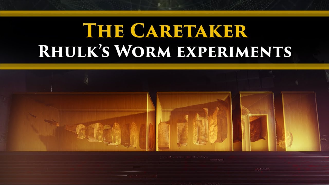 Destiny 2 Lore - Rhulk's Worm experiments in Vow of the Disciple. The Caretaker's lore & Origins!