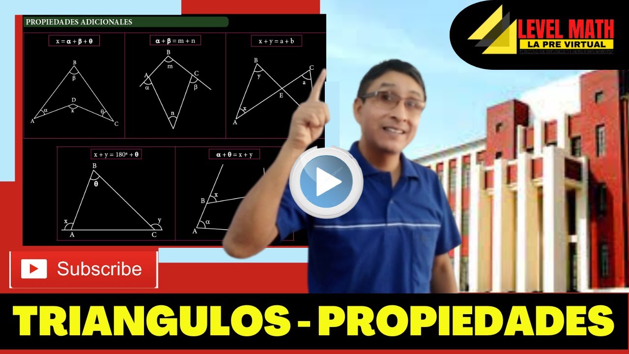 LOS TRIANGULOS, PROPIEDADES FUNDAMENTALES Y AUXILIARES.