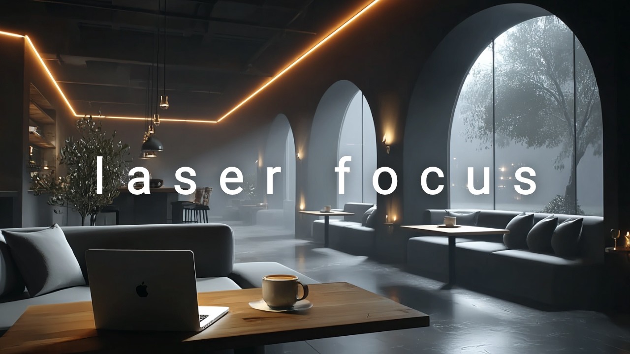 Laser Focus Caf&eacute; &bull; Deep Work Mix for Study & Big Goals
