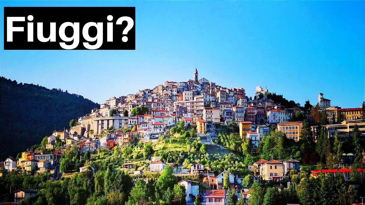Rome, Italy - Fiuggi, Frosinone tour