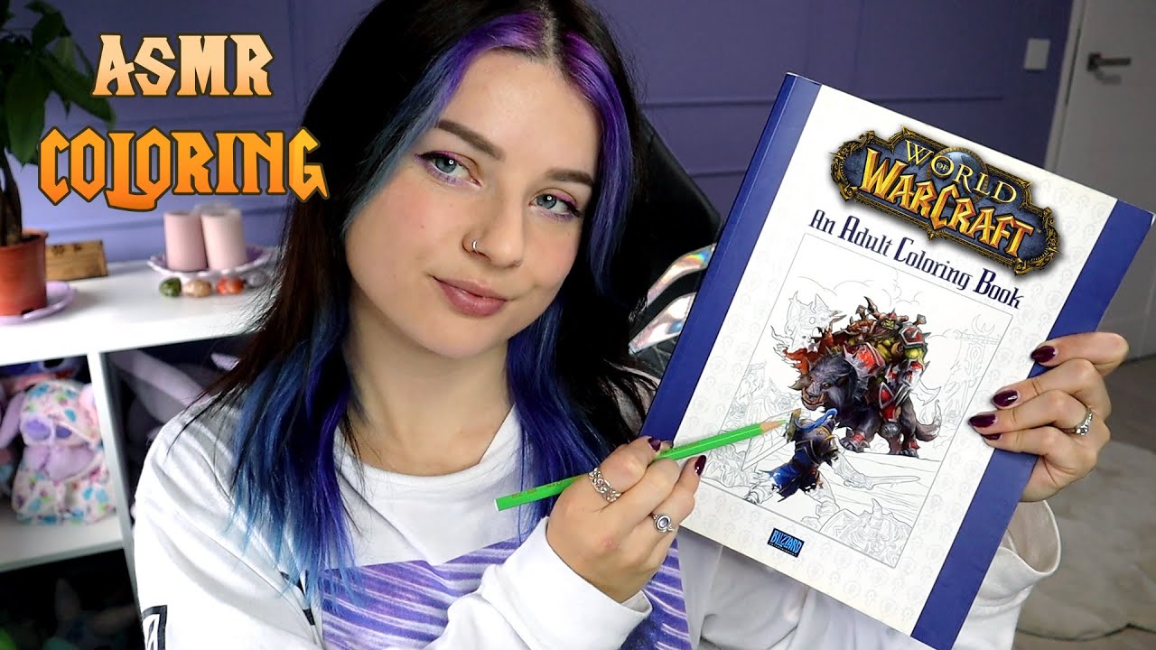 ASMR | World of Warcraft Coloring Book 🎨 Relaxing Pencil Sounds