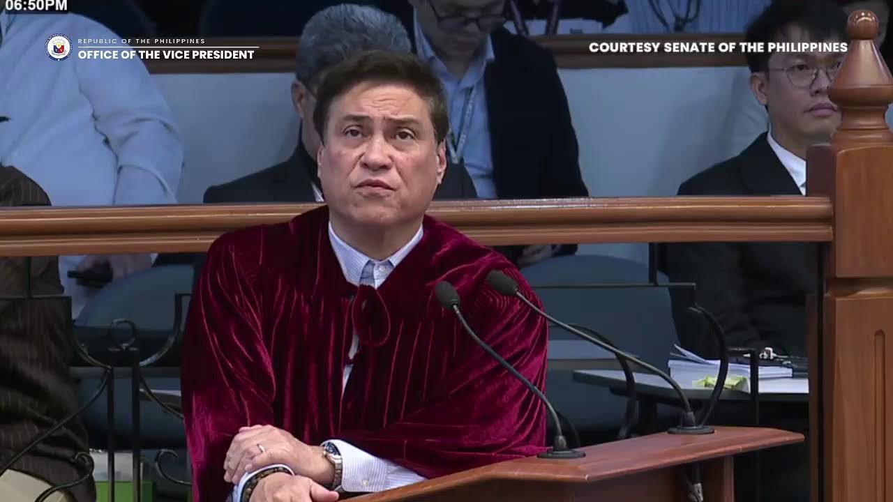 Day 8 of Impeachment Trial of Vice President Sara Duterte